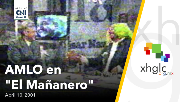 AMLO en ‘El Mañanero’ (Martes 10 de abril de 2001)