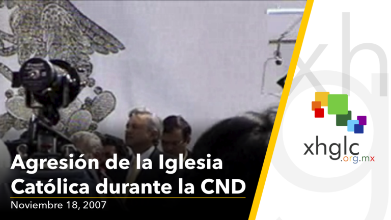 Agresión de la Iglesia Católica durante la CND