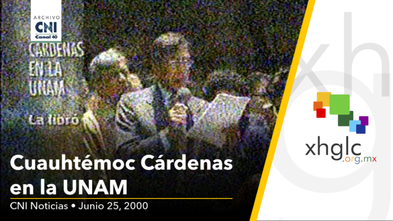 Cuauhtémoc Cárdenas en la UNAM (22/Jun/2000) [CNI Noticias]