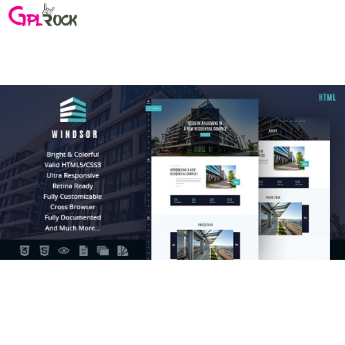 Windsor | Apartment Complex / Single Property Site Template